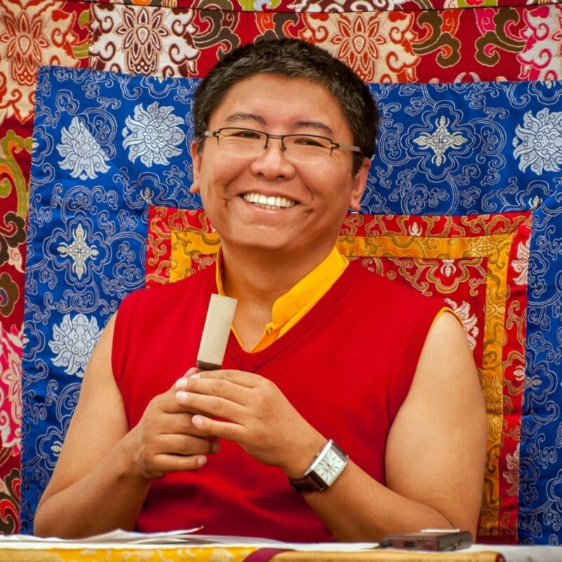 Image of Rinpoche smiling.